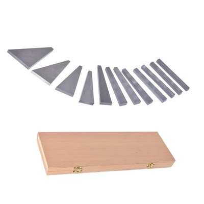 kimllier 12Pcs Angle Gauge Block Set, Accuracy Steel Machinist Tool 1/4 to 30...