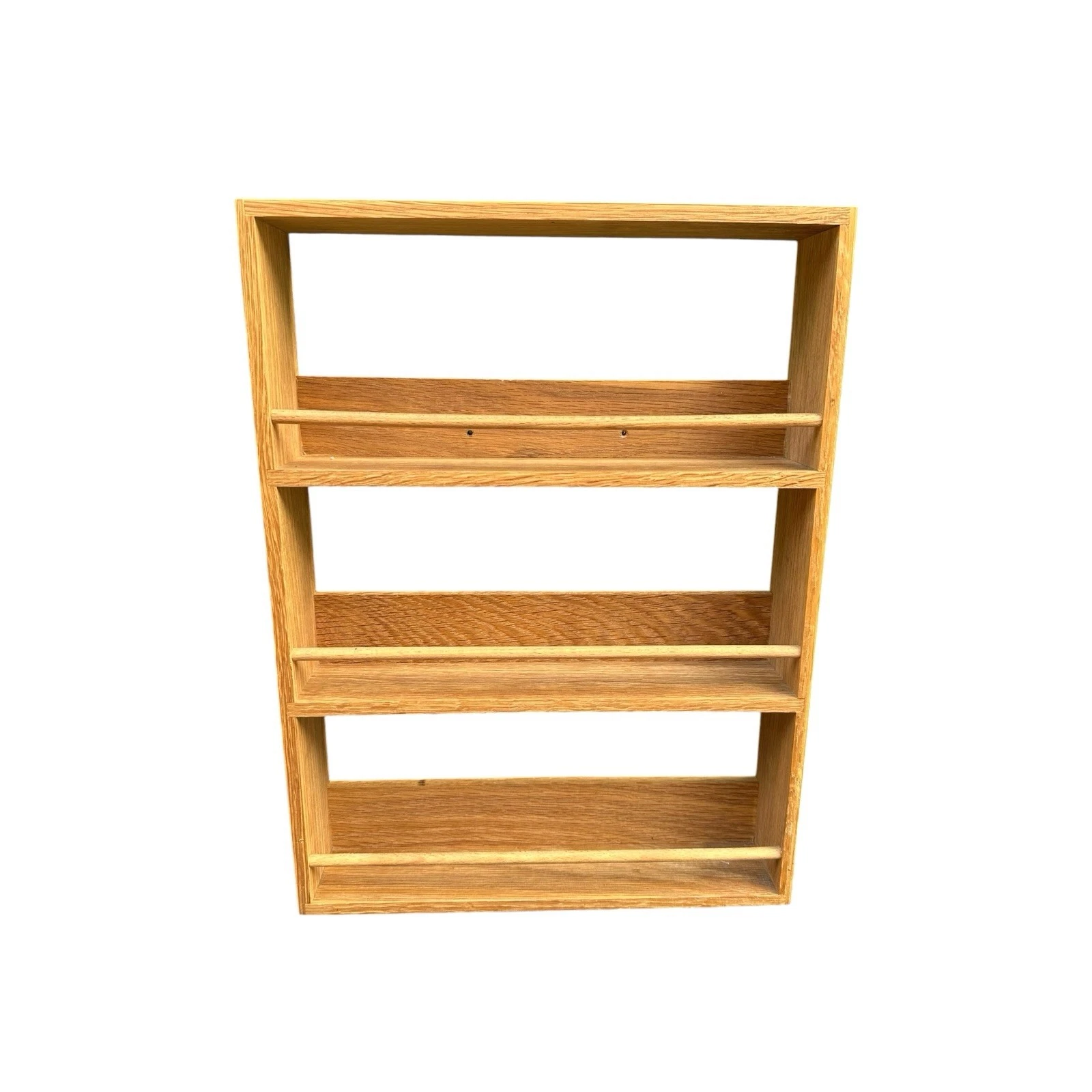 Wooden Spice Rack Kitchen Storage Organiser Free Standing Or Wall Mounted UNUSED
Opens in a new wind