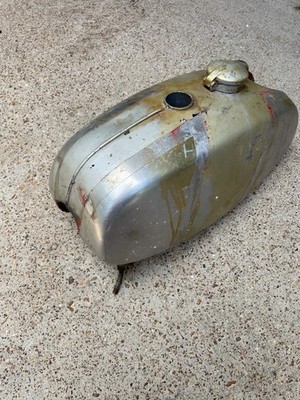 Used Motorcycle Parts - Alloy gas tank, fits 1971,1972 BSA Victortrail 500