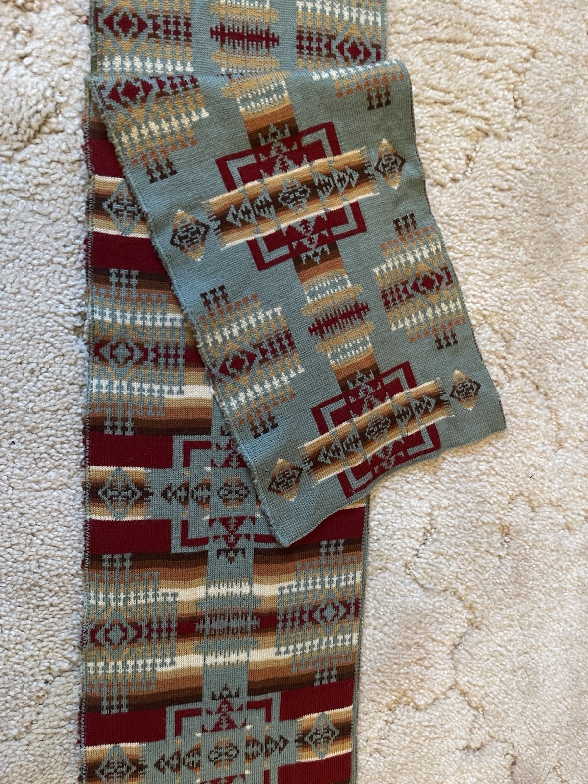 Pendleton Chief Joseph Patterned Scarf - image 8