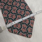 Liberty Of London Green Red Paisley 100% Silk Men’s Neck Tie Made In Usa EUC — photo 6