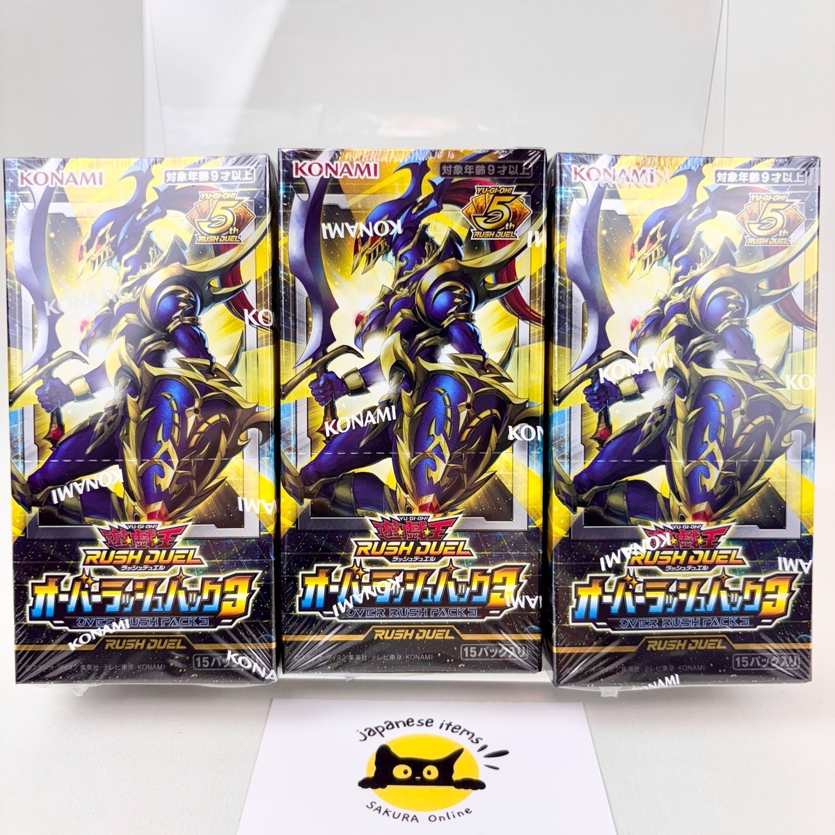 Yugioh Rush Duel Over Rush Pack 3 Japanese RD/ORP3-JP Sealed