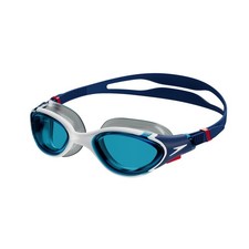 Speedo Unisex-Adult Swim Goggle Biofuse 2.0 Ammonite Blue/White/Red/Blue