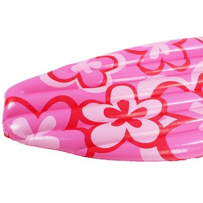 Inflatable Surfboard Mit Blumigem Design Für Poolpartys Aus PVC