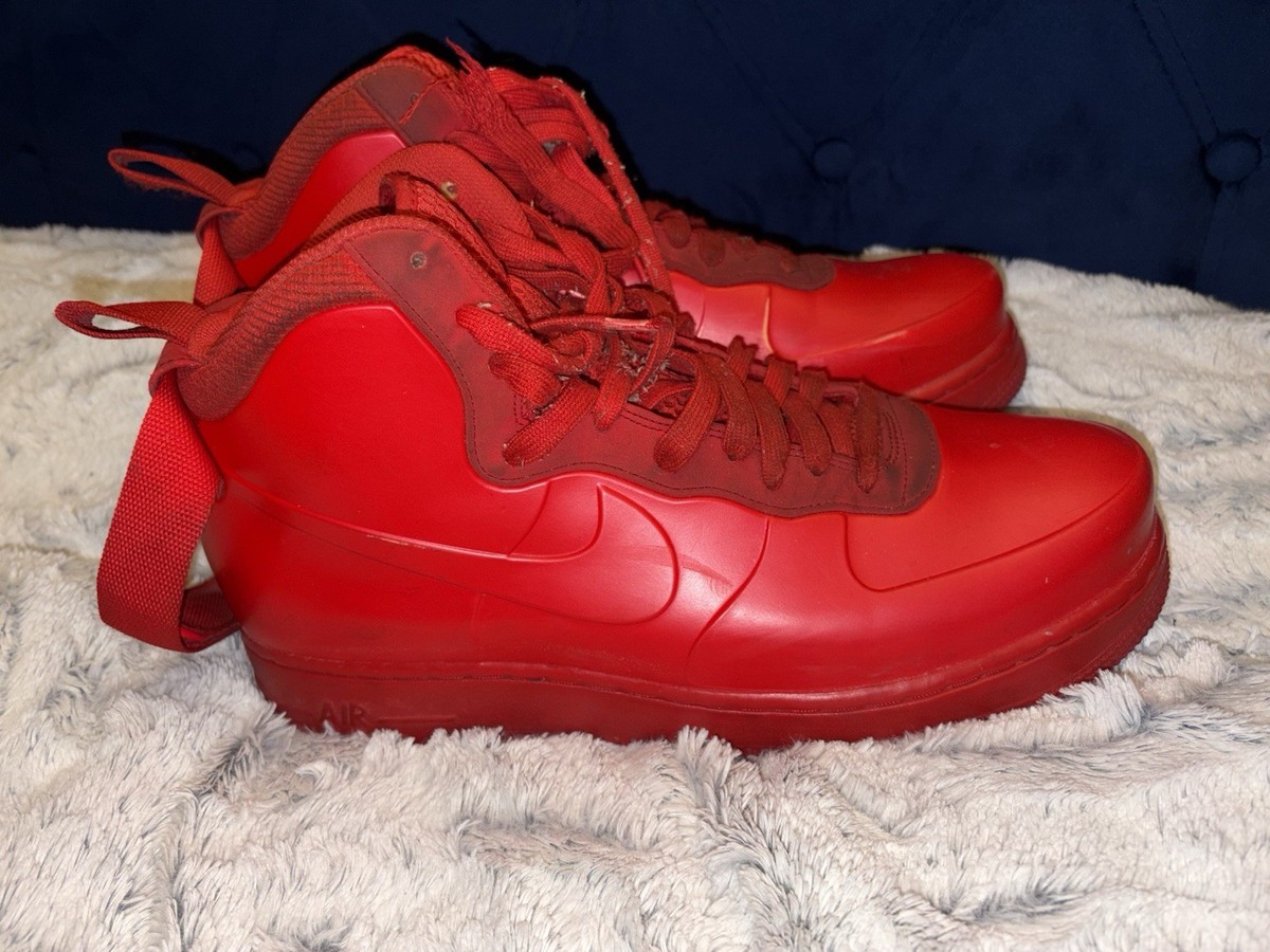 Nike Air Force 1 Foamposite Cup University Red Sz 11 | eBay