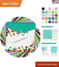 Heat Transfer Vinyl Bundle: 24 Pack 12"x12" Iron on Vinyl Sheets for T-Shirt,...