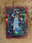 2023-24 Panini Prizm Draft Picks Victor Wembanyama 2 Red Cracked Ice RC Centered