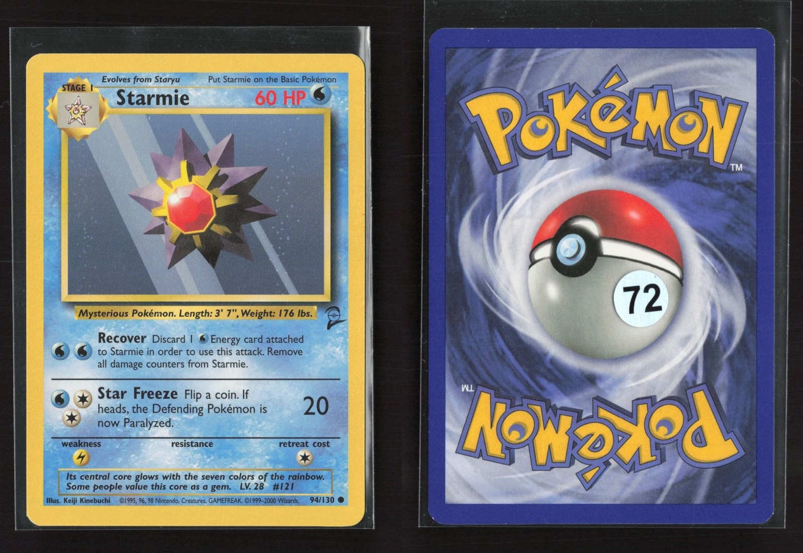Starmie 94/130 Common Base Set 2 Pokemon LP