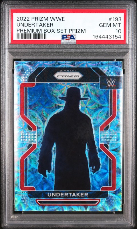 2022 Panini Prizm WWE Undertaker #193 Premium Box Set 195/199 PSA 10