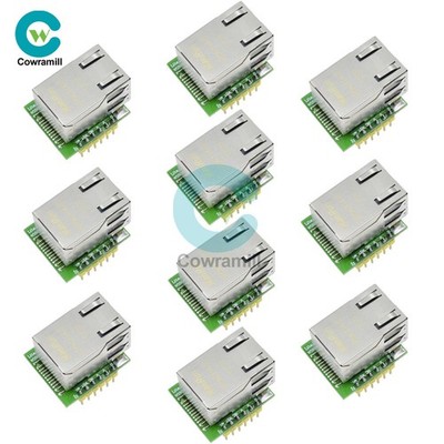 1-10PCS USR-ES1 ENC28J60 W5500 Ethernet Module SPI to LAN Converter TCP/IP 3.3V