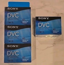 NEW SONY DVC MiniDV 60 8 PACK DIGITAL VIDEO CASSETTE 8x DVM60PRR PREMIUM