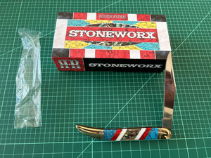 Rough Ryder Stoneworx Large Texas Toothpick 5" Pocket knife RR2409