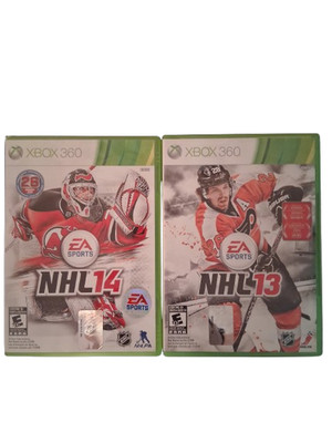 NHL 13 & NHL 14 Xbox 360 Lot   Complete   Tested   EA Sports Hockey Games