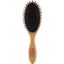 Hairbrush, wood, 22cm Titania Oval Bambu