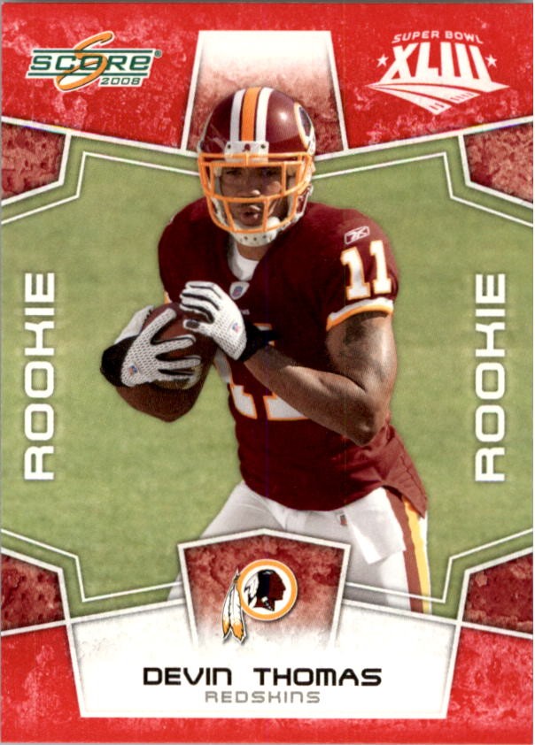 2008 Score Super Bowl XLIII #357 Devin Thomas - FB