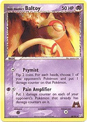 EX Aqua vs Magma 32/95 Baltoy Pokemon Card
