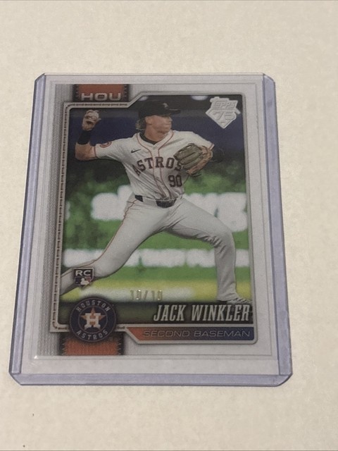 2026 Topps Series 2 Clear Acetate SSP Jack Winkler RC /10