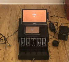 Complete Toast System - Toast Flex POS Screen + Customer Screen, Printer And Tap