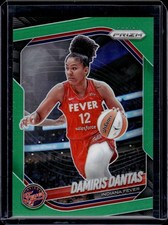 2025 Panini WNBA Prizm #42 Damiris Dantas Green Prizm Fever