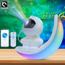 Astronaut Galaxy Projector Star Nebula Night Light Speaker Christmas Kids Gifts