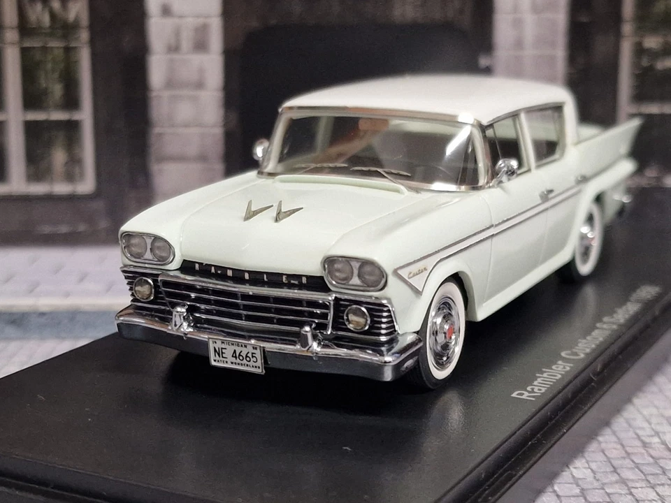 1/43 NEO SCALE MODELS - RAMBLER CUSTOM 6 SEDAN 1958 - Immagine 2 di 4