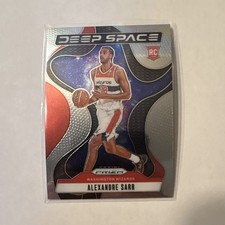 Panini 2024-25 Prizm Alexandre Sarr RC Rookie Deep Space #9 Wizards