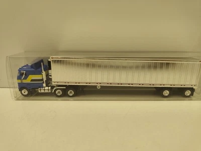 H0 / 1:87 - Brekina - LKW Sattelzug Ford silberner Container in OVP/ 5 A 558 - Bild 1 von 2