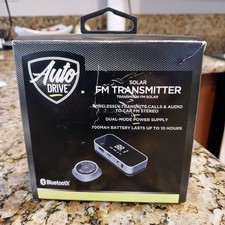 Autodrive Solar Powered BT FM Transmitter with Remote