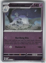 Houndstone 066/132 Mega Evolution Reverse Holo Uncommon