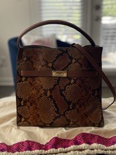 Tory Burch snakeskin Embossed Leather Lee Rad...