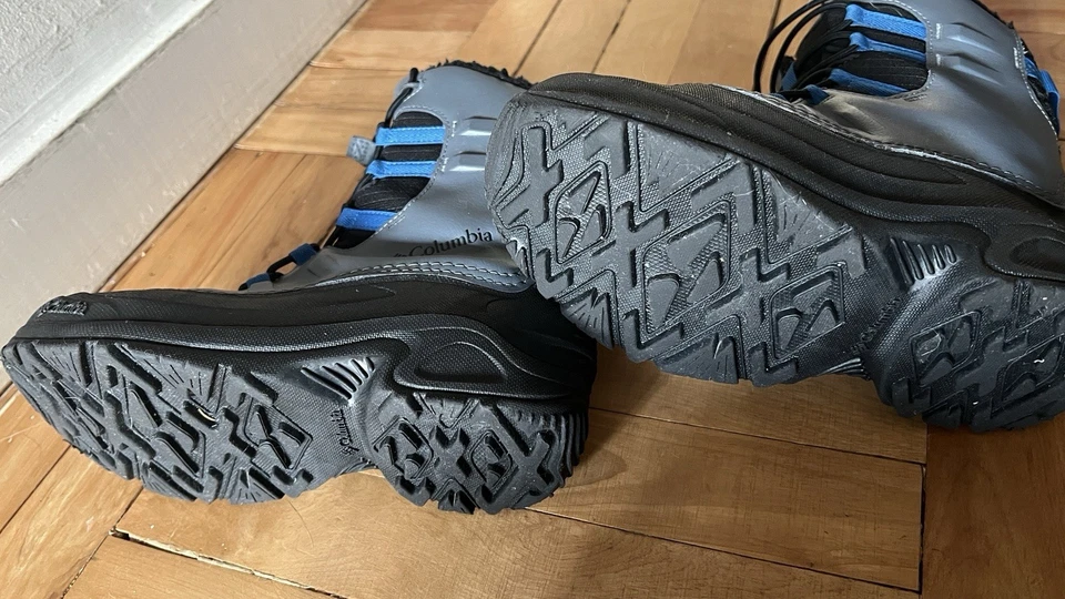 Columbia Bugaboot Unisex Niños Botas de Nieve Negras y Grises, Con Cordones, Talla 6 Foto 4 de 4