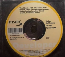 Microsoft Visual Studio .NET 2003 Service Pack 1 Multiple Languages