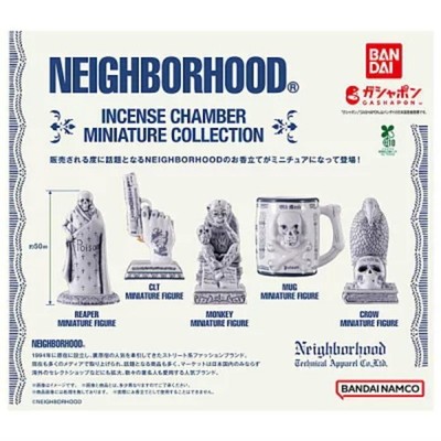 NEIGHBORHOOD Incense Chamber Mini figure / Gacha Full Set of 5