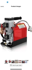 GX-CS2 30Mpa 300Bar 4500Psi 12V PCP Air Compressor Portable High Pressure Pump