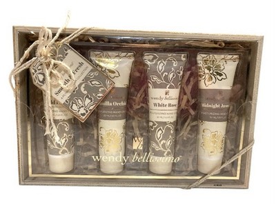 Wendy Bellissimo Blissful Escape 4pc Hand Cream Collection Gift NEW