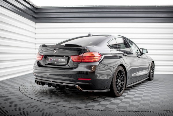 Maxton Design Diffusor Heckansatz Passend FüR Bmw 4Er Gran Coupe F36 Schwarz Hoc-image