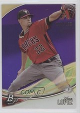 2016 Bowman Platinum Top Prospects Purple 45/250 Yoan Lopez #TP-YL 4k8