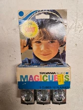 Sylvania Blue Dot Magicubes Box of 3 Cubes/12 Flashes Unused