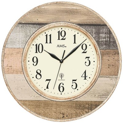 AMS 5975 Wanduhr mit batteriebetriebenem Quartzwerk