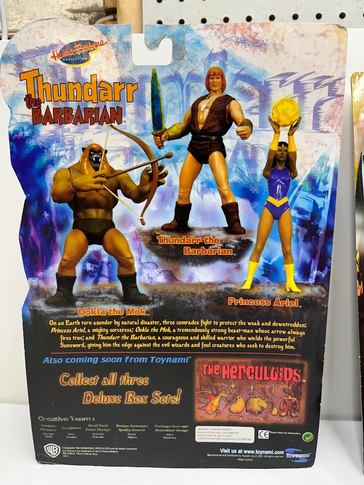 Conjunto Completo Thundarr the Barbarian, Ookla & Princess Ariel MOC 2003 + Toynami - Imagem 4 de 4
