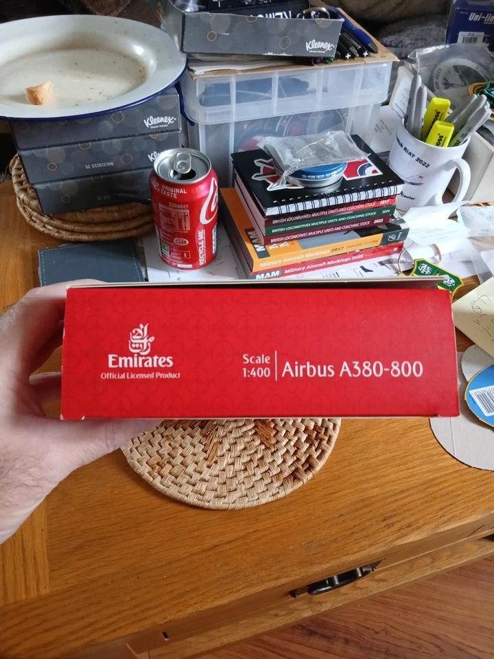 GEMINI JETS 1/400.A380-800 EMIRATES.A6-EDZ.GJUAE1469.ICC CRICKET WORLD CUP 2015. - Image 3 of 4