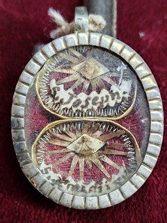 Relic Relic Relic Joseph Spouse St. Emidius Bishop 19th Century Relic Reliquary