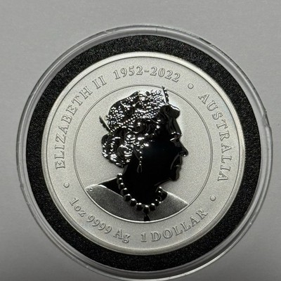 エリザベス2世  999シルバー ドラゴン Lunar Series Year of The Red Dragon Australia Coin 1 Troy Oz .999
