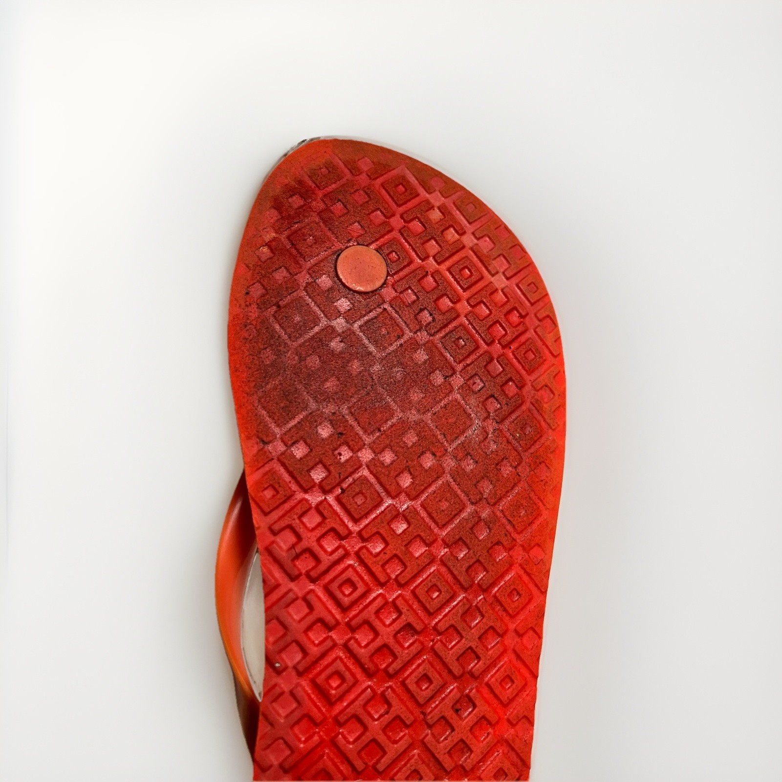 Tory Burch Flatform Platform Solid Orange Beach T… - image 3