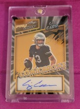 2026 Leaf Paydirt- CJ Carr- COMICHROME AUTO *3/3*