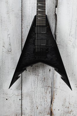 Jackson Pro Series Corey Beaulieu King V KV6Q Electric Guitar Transparent Black