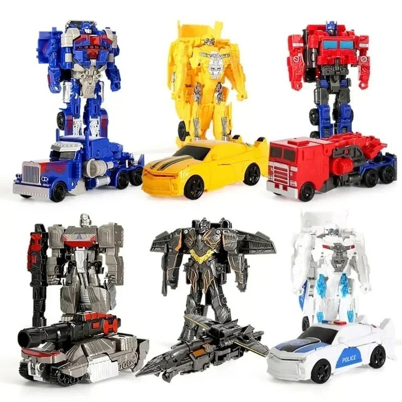 Transforming Car Robot Toy One Step Deformation Action Figure Anime Model Toy