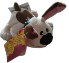 Retired Disney Store Mulan Little Brother Mini Bean Bag Tan Dog Sometimes sound