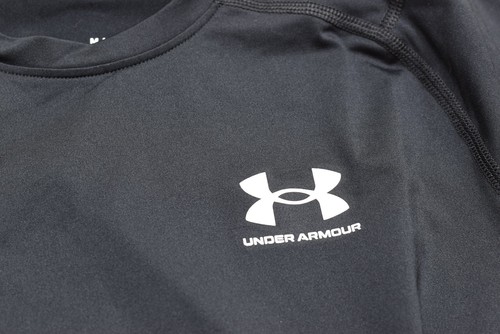 NEW Under Armour Men's Compression HeatGear Black T-Shirt Regular Size M - Picture 7 of 8