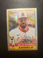 Nolan Schanuel 2025 Topps Heritage Chrome Refractor #273 Los Angeles Angels